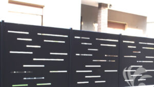 recinzione in lamiera taglio laser