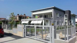 cancello unica nata battente in ferro