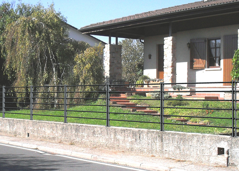 recinzioni moderna a pannelli standard modulari in ferro