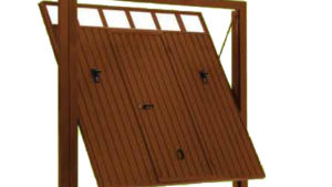 porta basculante acciaio garage - porte basculanti con specchiature