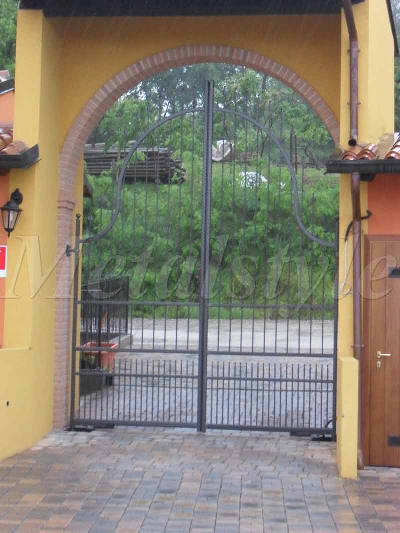 cancello in ferro battuto carraio a due battenti catalogo prezzi
