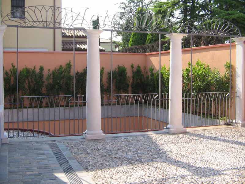 recinzione artigianale- ringhiera artigianale in ferro