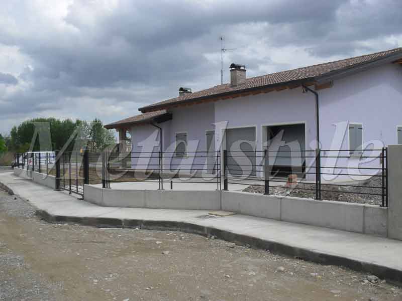 ringhiera per ville-ringhiera in metallo