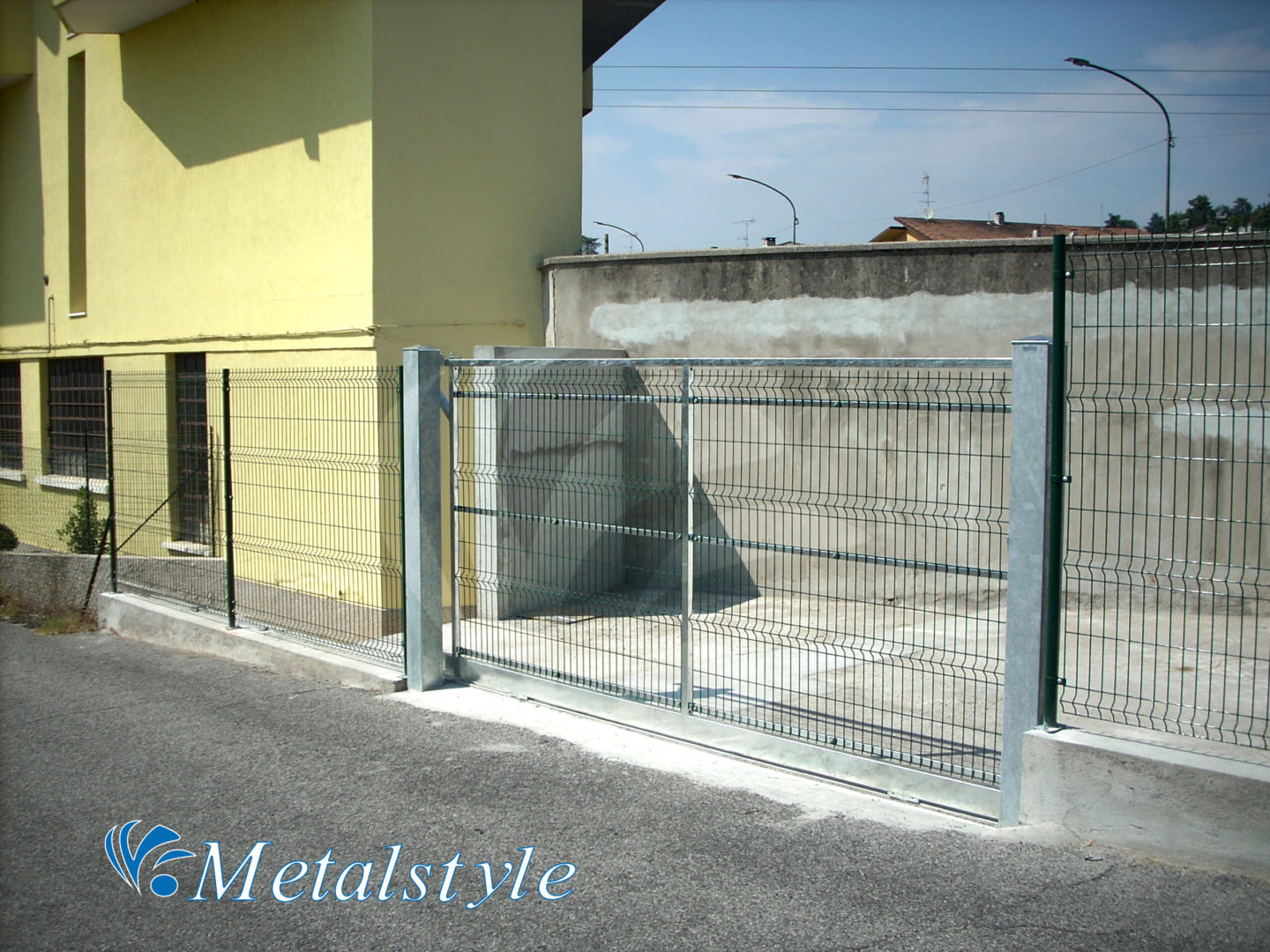 cancello industriale economico in rete metallica