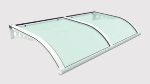 pensilina tettoie ferro plexiglass forata