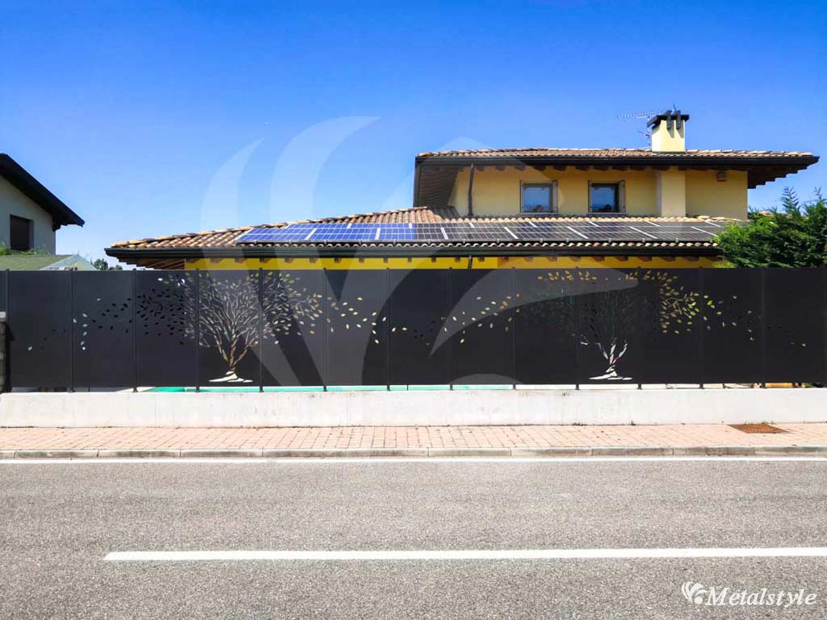 recinzione casa pannelli decorazione personalizzata