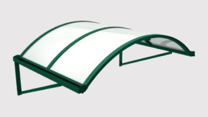 pensilina tettoie ferro plexiglass tunnel-puntone